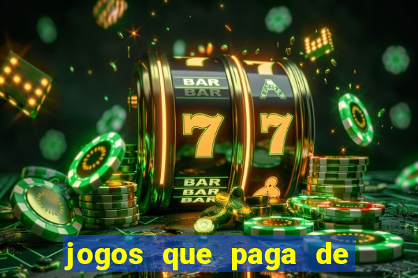 jogos que paga de verdade pelo pix