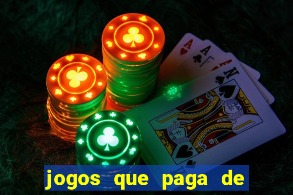 jogos que paga de verdade pelo pix