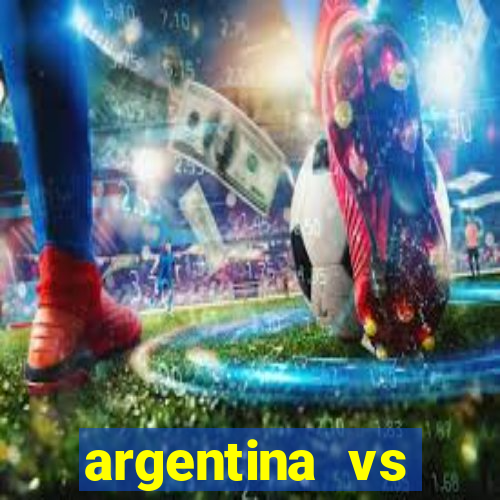 argentina vs colombia ao vivo