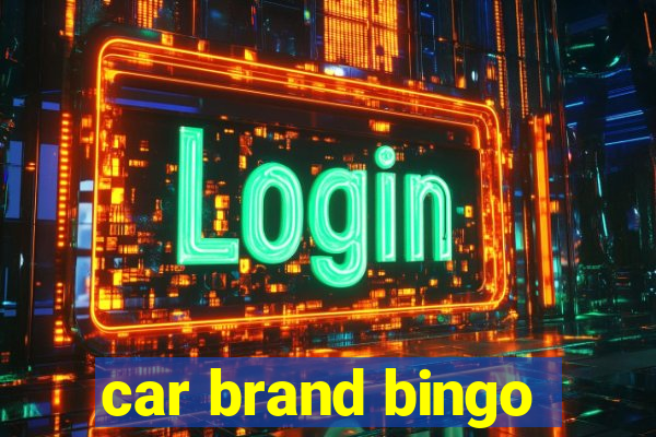 car brand bingo