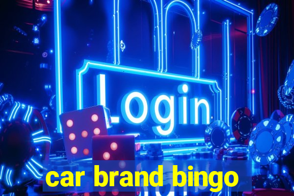 car brand bingo