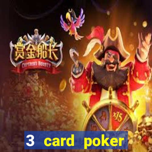 3 card poker casino odds