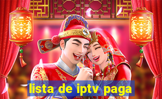 lista de iptv paga