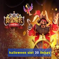 halloween slot 30 linhas