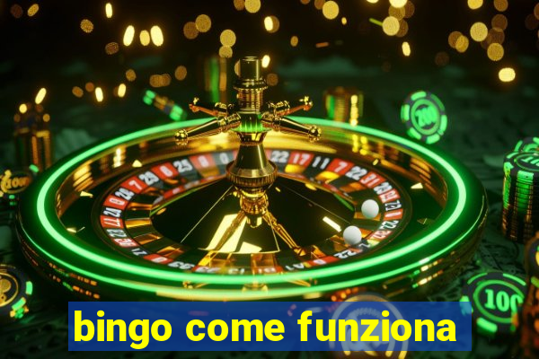 bingo come funziona