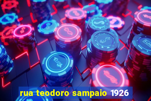 rua teodoro sampaio 1926