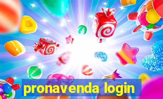 pronavenda login