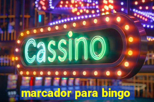 marcador para bingo