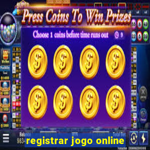 registrar jogo online