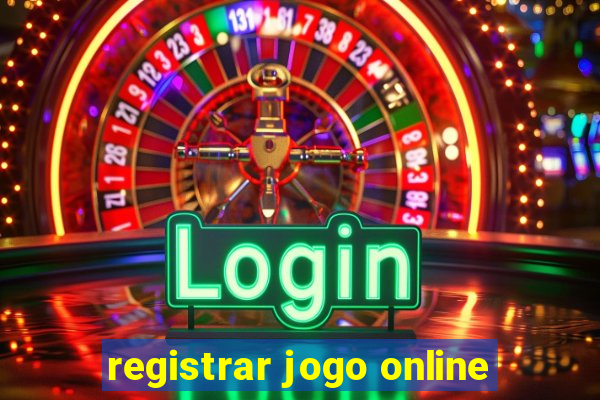 registrar jogo online