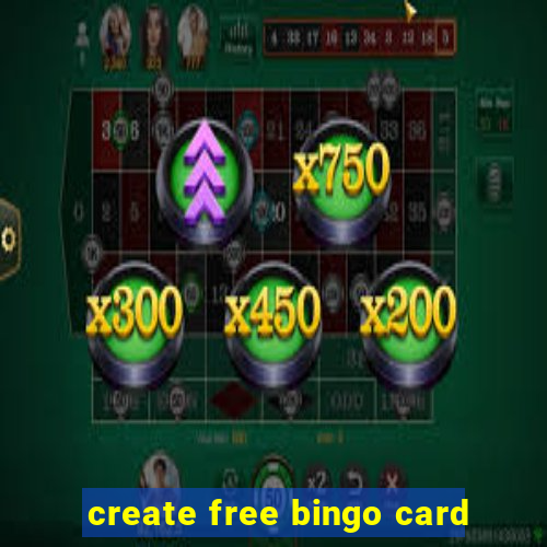 create free bingo card