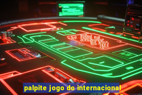 palpite jogo do internacional