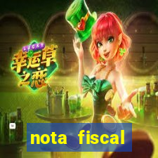 nota fiscal cruzeiro sp