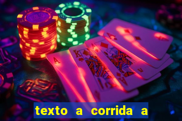 texto a corrida a lagarta lili