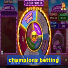 champions betting