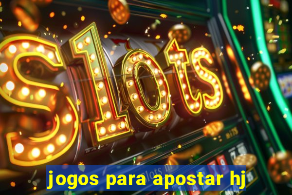 jogos para apostar hj