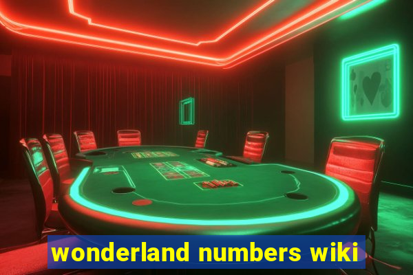 wonderland numbers wiki