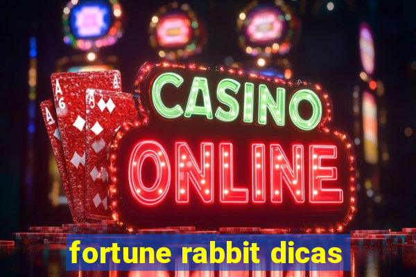 fortune rabbit dicas