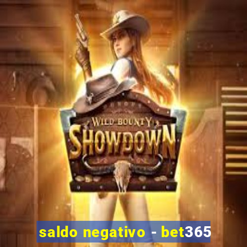 saldo negativo - bet365