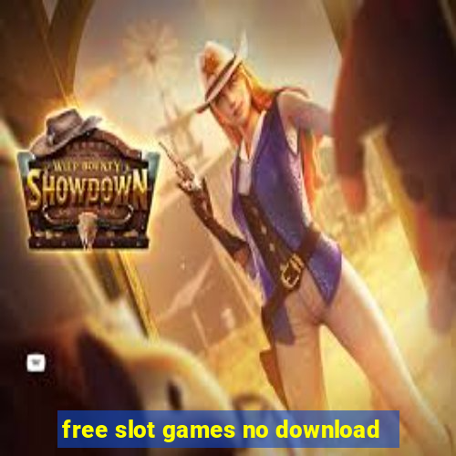 free slot games no download