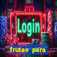 frutas para imprimir e recortar