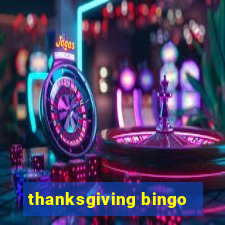 thanksgiving bingo