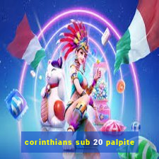 corinthians sub 20 palpite