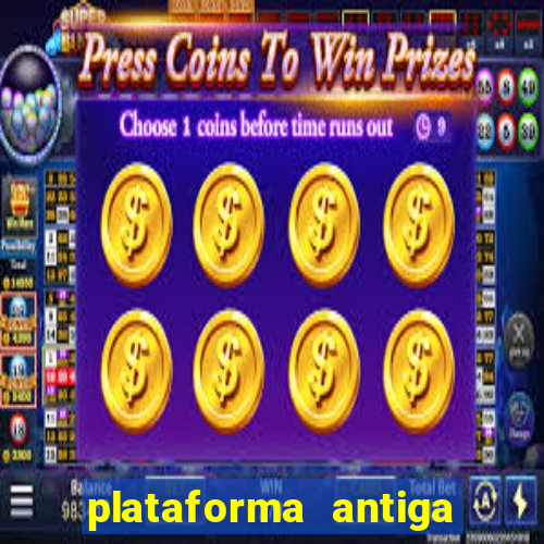 plataforma antiga de jogos