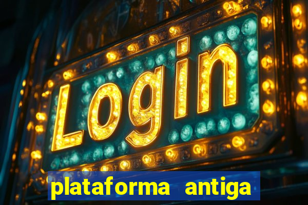 plataforma antiga de jogos