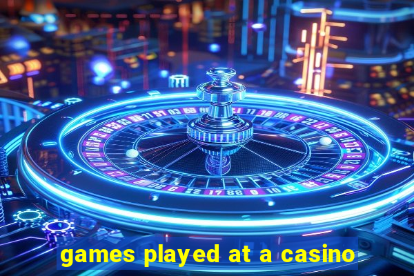 games played at a casino