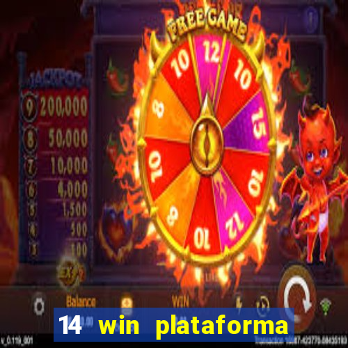 14 win plataforma de jogos