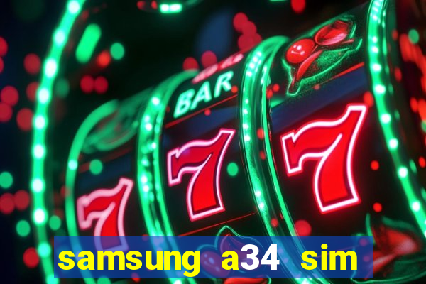 samsung a34 sim card slot