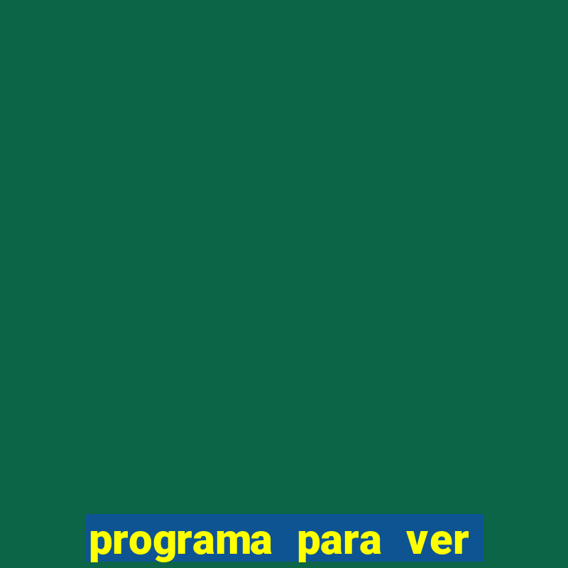 programa para ver jogos de futebol ao vivo