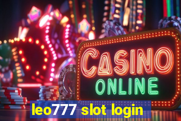 leo777 slot login