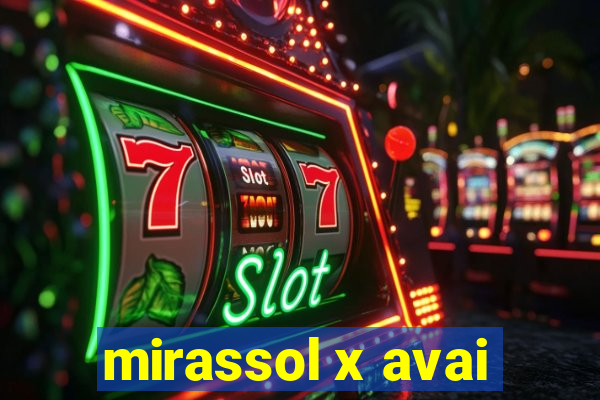 mirassol x avai