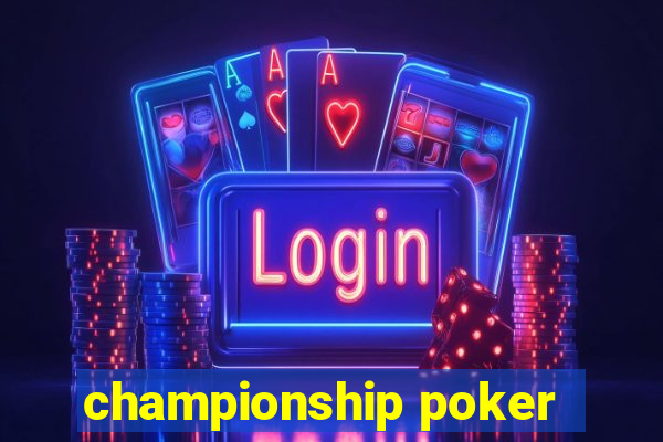 championship poker