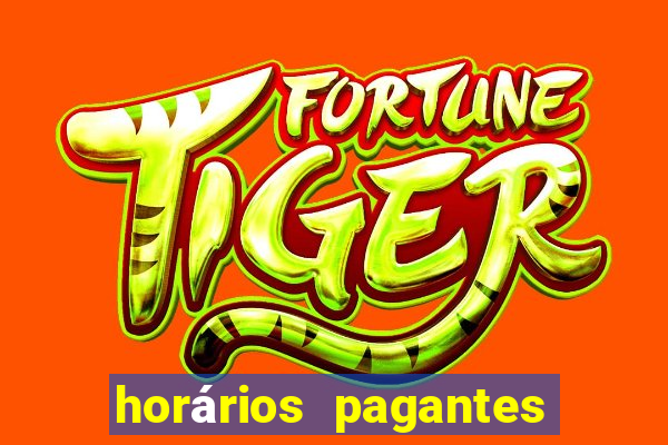 horários pagantes do fortune ox