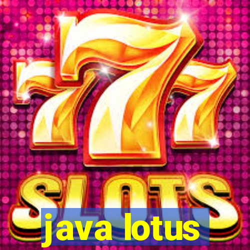 java lotus