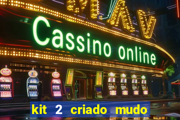 kit 2 criado mudo casas bahia