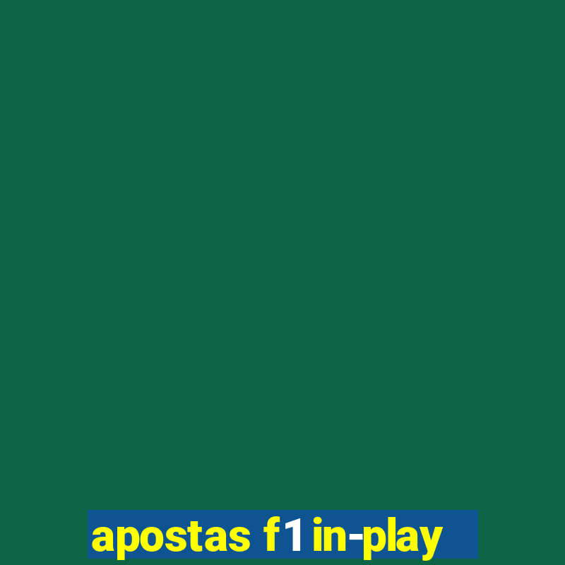 apostas f1 in-play