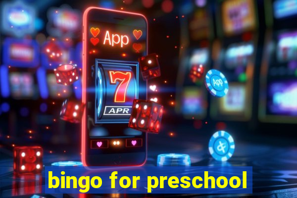 bingo for preschool