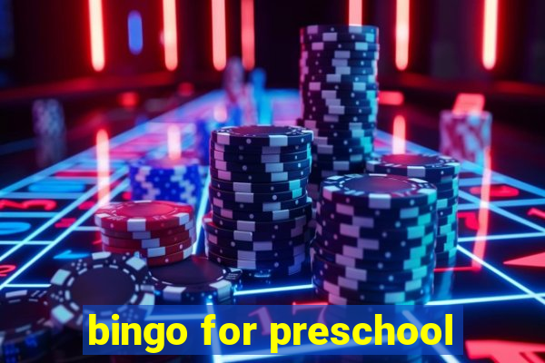 bingo for preschool