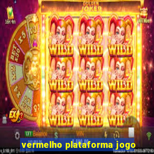 vermelho plataforma jogo