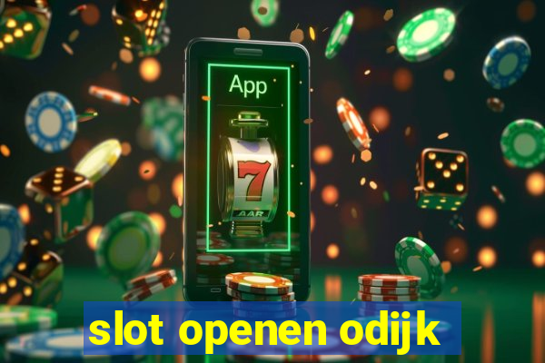 slot openen odijk