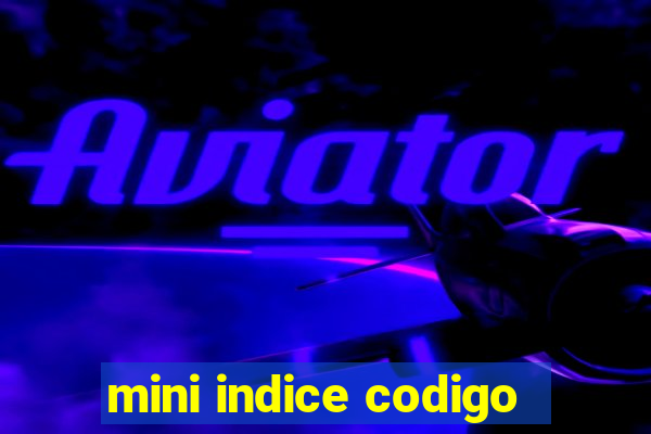 mini indice codigo