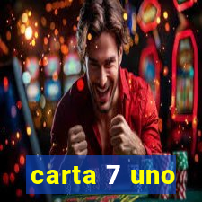 carta 7 uno