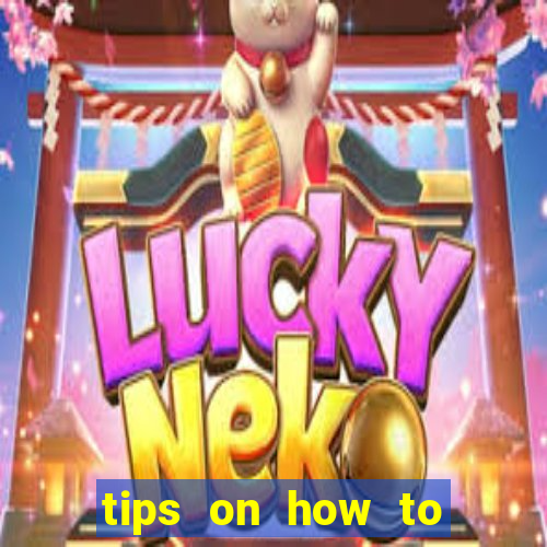 tips on how to win playing slot machines