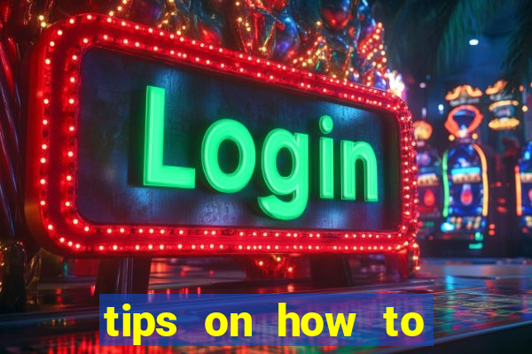 tips on how to win playing slot machines