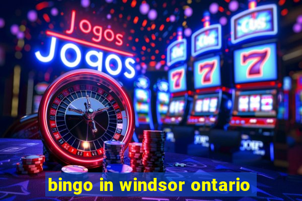 bingo in windsor ontario