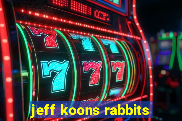 jeff koons rabbits